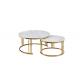 Fashion Living Room Coffee Circle Marble Dining Table