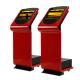 Wifi 19 Inch Interactive Information Kiosk , Red OPS Structure Digital Kiosks Touch Screen