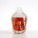 Super Flint Glass Body Material Nordic Red Glass Gun Bottle for Whiskey Vodka Sale