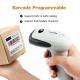 Wired 1D Hands Free Barcode Scanner 2.4Ghz Receiver With Long Range Transmission