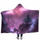 Fantasy series children's adult hooded blanket velvet fabric rectangular hand washable