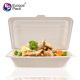 600ml biodegradable take away lunch box plastic fast food packaging containers