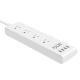 Fast Charging 4 USB Network Controlled Power Strip With Timer / Countdown Functions