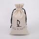 Slim Canvas Drawstring Bags Bulk , Small Custom Canvas Drawstring Bags