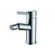 Modern Brass Bidet Mixer Taps Chrome Finish With Double Handle