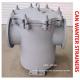 CAN WATER FILTERS 5K-350A S-TYPE-CAN WATER STRAINER5K-350A S-TYPE JIS F7121 BODY-CAST IRON FILTER-STAINLESS STEEL