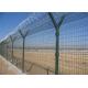 Anti Climb Razor Wire Mesh HDG PVC Coated Airport Perimeter Fence