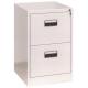 Office Steel Cabinet Two Drawer File Cabinet With PVC Recessed Handle