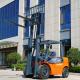Orange 2.5-3.5t Diesel Powered Forklift Customized For Heavy Duty Work
