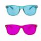Color Therapy Glasses Pro Style Set of 10 Colors,Colored Mood Relax Sunglasses