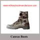 Wholesale China Made Benin Army Camouflage Thick Cotton Canvas Boots