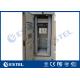 IP55 Two Doors Air Conditioner Cooling Outdoor Telecom Cabinets With Camera Built-in
