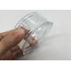 28mm Height Clear Plastic Cylinder With Peel Off Lid For Nuts , Coffee