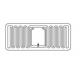 Custom Printable Paper UHF Rfid Tags Passive 44*18mm UHF RFID Wet Inlay