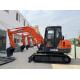 Small Doosan DH55 Used Hydraulic Excavator Mini Digger Earthmoving With Blade