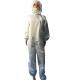 Biotech / Pharmaceutical Industries ESD Coverall Stand Up Collar With Hood