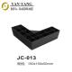 50mm high black injection plastic corner sofa legs hot sale sofa legs JC-013