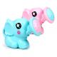 Flexible Silicone Bath Toys Customized Color Easy For Little Hands To Operate
