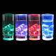 Promotional PS LED flashing printed shot glass with 2oz Volume for Party, holidays gift