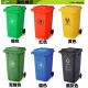 outdoor plastic dustbin trash/garbage/waste/rubbish/refuse bin or can with wheels and covers