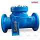 16 DIN3356 Full Bore Swing Type Check Valve A216 WCB With Cylinder DN400 PN40 Carbon Steel