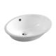 Bathroom White Ceramic Wash Basin 465x385x190mm With Overflow