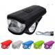 Assorted Color Rechargeable Front Bike Light For Cycling Riding Silicone