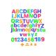 Refrigerator Colorful Thickness 5mm Magnetic Letters And Numbers Magnetic Sign Board Letters