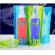 Clear Printed Summer Drink Plastic Pouches Packaging With 400ml 500ml 600ml