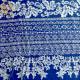 High End Exclusive White Bridal Tulle Lace Fabric Handmade Embroidery