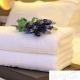 White Color Luxury Pure Cotton Bath Towels Home / Hotel Use Soft Touch Azo Free