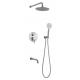 Bathroom Rainfall Shower Faucet Set 3 Function With Tub Spout