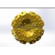 Down The Hole Button Bits Rock Drilling Long Life Span High Abrasion Resistant
