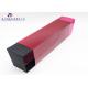Clear Rigid Red PVC Sleeve Small Plastic Gift Boxes For Gifts 40X14.4X9cm