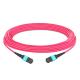 10m (33ft) 12 Fibers Female to Female MTP Trunk Cable Polarity B Plenum (OFNP) Multimode OM4 50/125