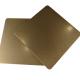1219mm Decorative Stainless Steel Sheet Champagne Gold Vibration Finish 201 304 316