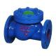 Rubber Ball Flanged Check Valve , Automatic Actuated Water Supply Check Valve