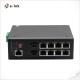8-Port 10/100/1000T To 2-Port 100/1000Base-X SFP Managed Industrial Switch
