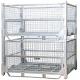 Transport Industry Steel Mesh Storage Cages Galvanized Surface Finished
