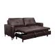 modern design genuine leather sofa bed 3 seater living room sofa cum bed factory wholesale