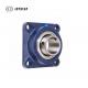 100Cr6 Flanged Bearing Blocks Housings Long Lasting With Chrome Cage
