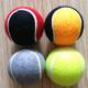 2.5'' dog chewing tennis ball with squeaker inside