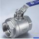 Carbon Steel High Pressure Ball Valves ASTM A 216 WCB Body And Ss ASTM A 276 F316 Stem