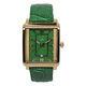 Rectangle Luxury Green Jade Watch 22 * 20 Mm For Women Custom Logo