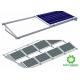 Non Penetration Horizontal Ballasted Solar Racking Systems