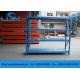 Workshop Adjustable Metal Warehouse Shelving , 300kg / Level Metal Shelving Racks