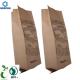 Sachet Biodegradable PLA Kraft Stand Up Paper Bags Eco Friendly