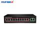 Gigabit Unmanaged ODM Ethernet Fiber Switch POE 4 8 16 24 Ports 10 / 100M 48V