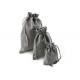 Recyclable Natural Burlap Drawstring Gift Bags For Wedding / Graduation Party