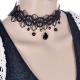 Adorable Dance Wear Accessories Hollow Flower Choker Necklace With Rhinestone